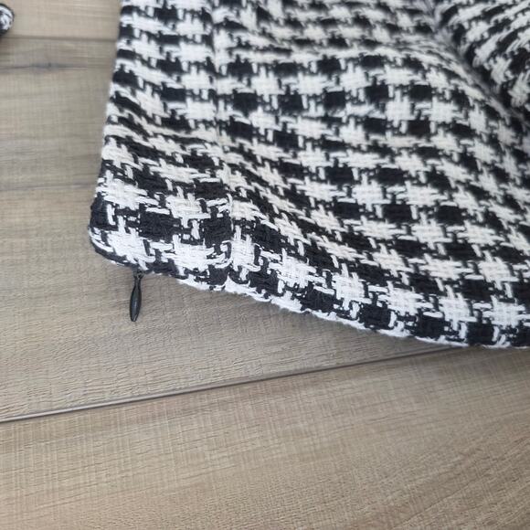 Talbots Houndstooth A-Line Skirt and Vest 2pc Set Women Sz 12 - Picture 12 of 16